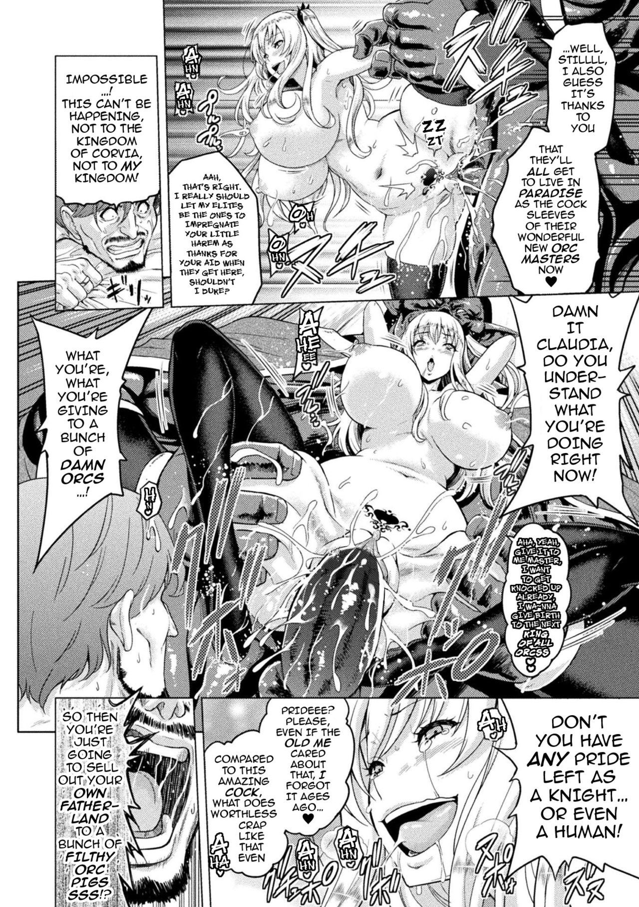 Erona ~The Fall of a Beautiful Knight Cursed with the Lewd Mark of an Orc~ Ch. 1-4 page 98