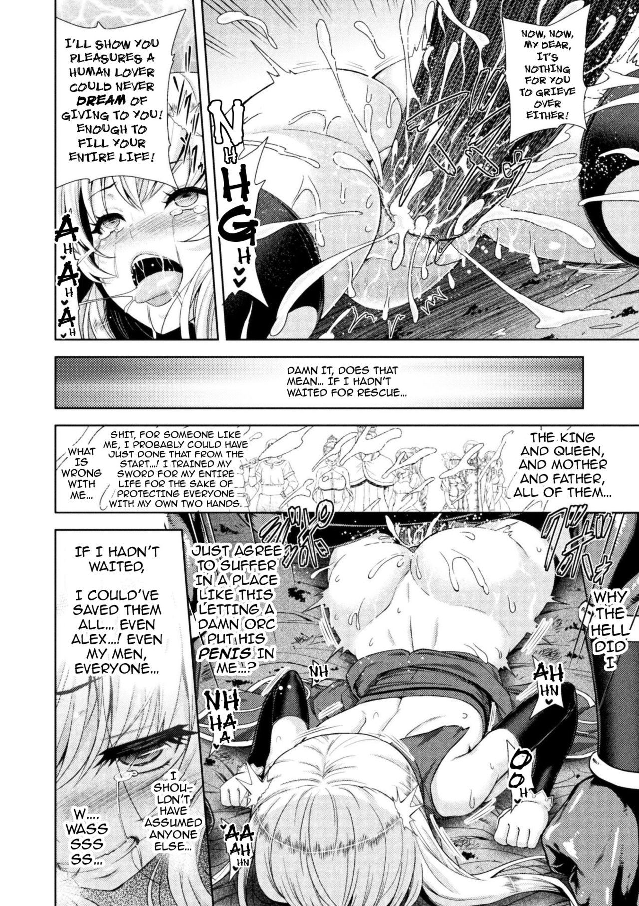 Erona ~The Fall of a Beautiful Knight Cursed with the Lewd Mark of an Orc~ Ch. 1-6 page 40