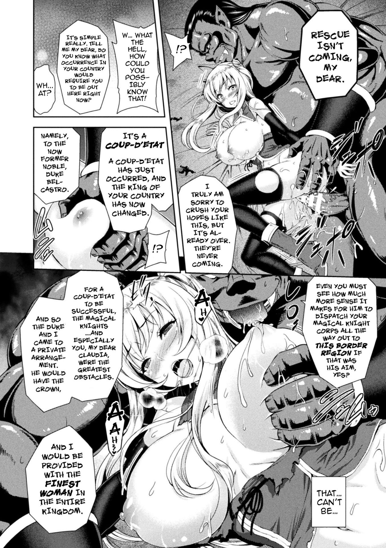 Erona ~The Fall of a Beautiful Knight Cursed with the Lewd Mark of an Orc~ page 39