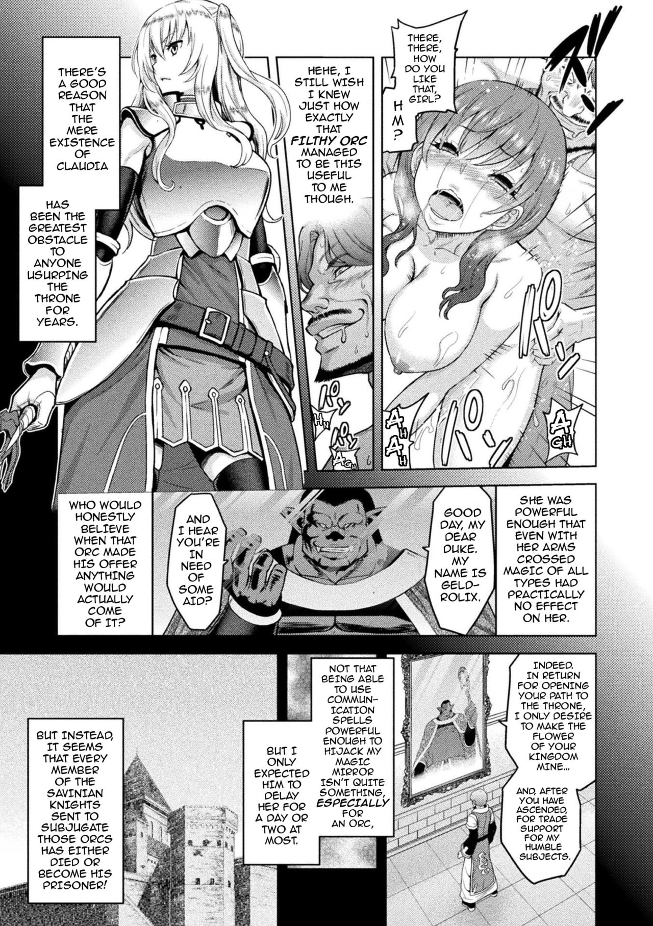 Erona ~The Fall of a Beautiful Knight Cursed with the Lewd Mark of an Orc~ page 78