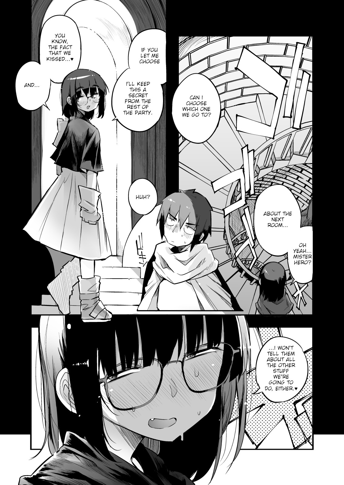 Escaping a semen squeezing dungeon with a modest girl who I really didn't expect to have S-rank slut stats page 12