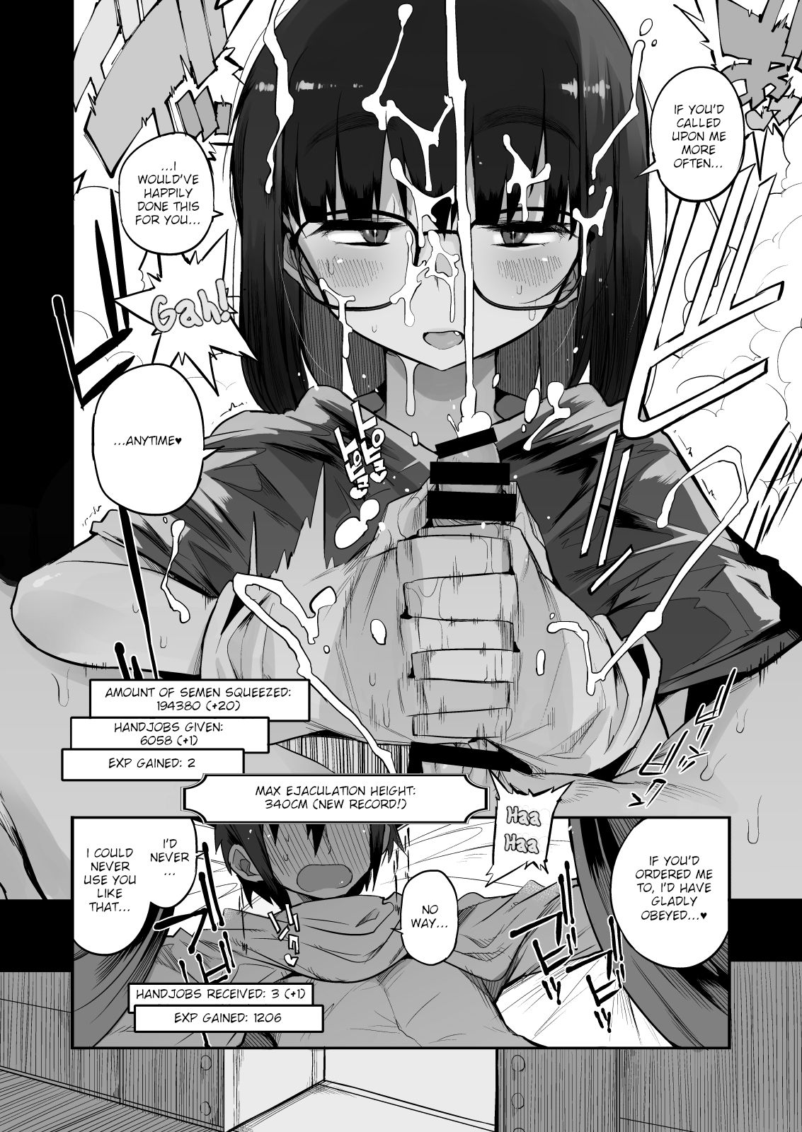 Escaping a semen squeezing dungeon with a modest girl who I really didn't expect to have S-rank slut stats page 15