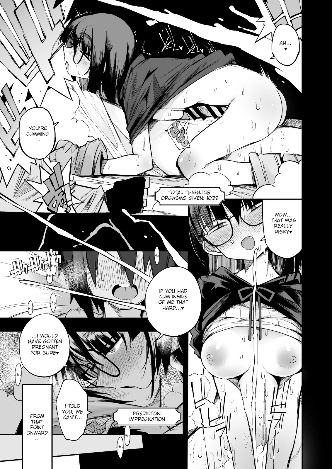 Escaping a semen squeezing dungeon with a modest girl who I really didn't expect to have S-rank slut stats page 26