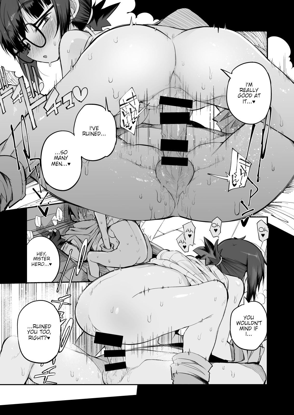 Escaping a semen squeezing dungeon with a modest girl who I really didn't expect to have S-rank slut stats page 40