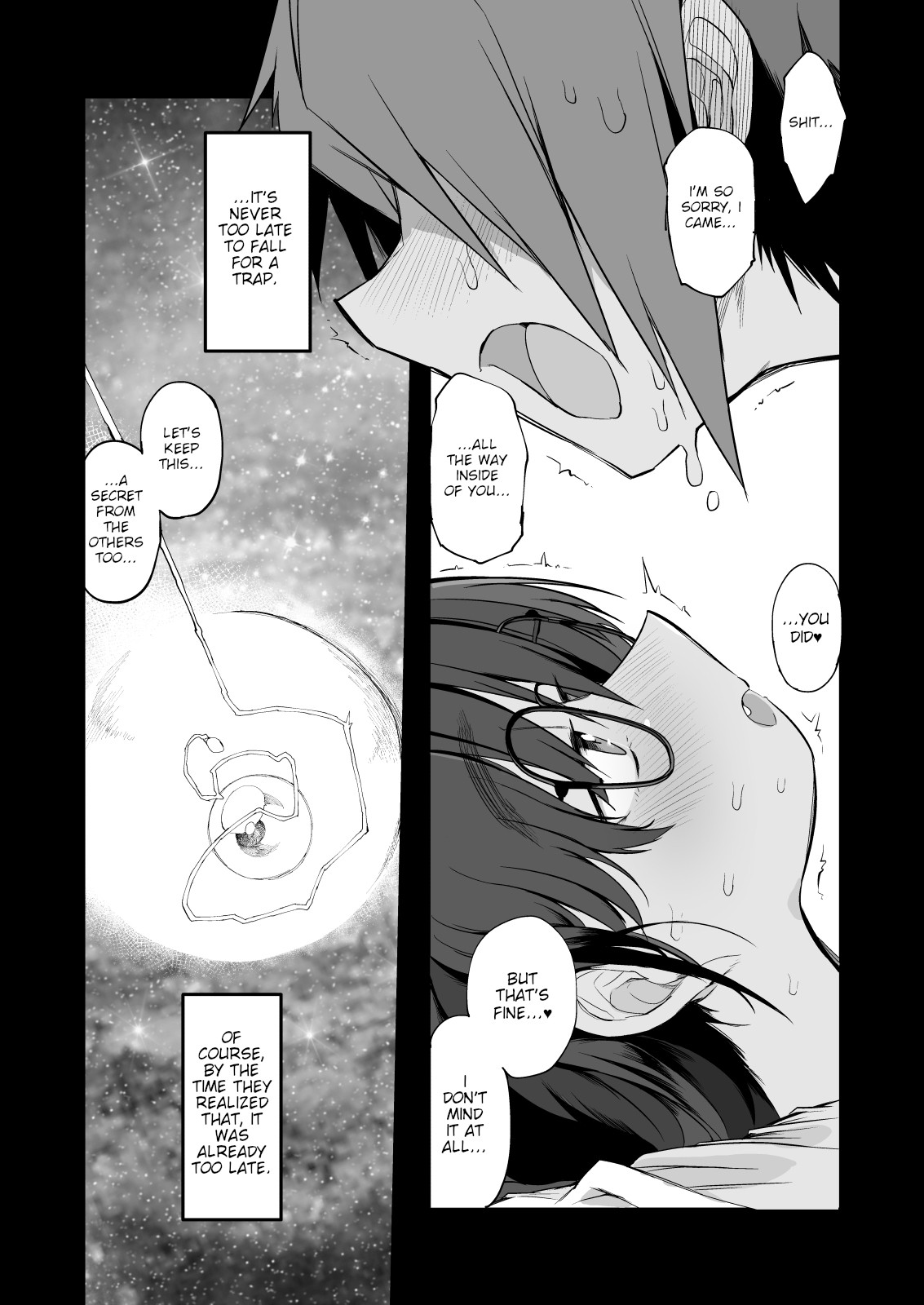 Escaping a semen squeezing dungeon with a modest girl who I really didn't expect to have S-rank slut stats page 45