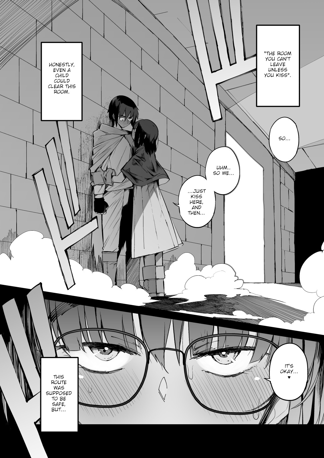 Escaping a semen squeezing dungeon with a modest girl who I really didn't expect to have S-rank slut stats page 7