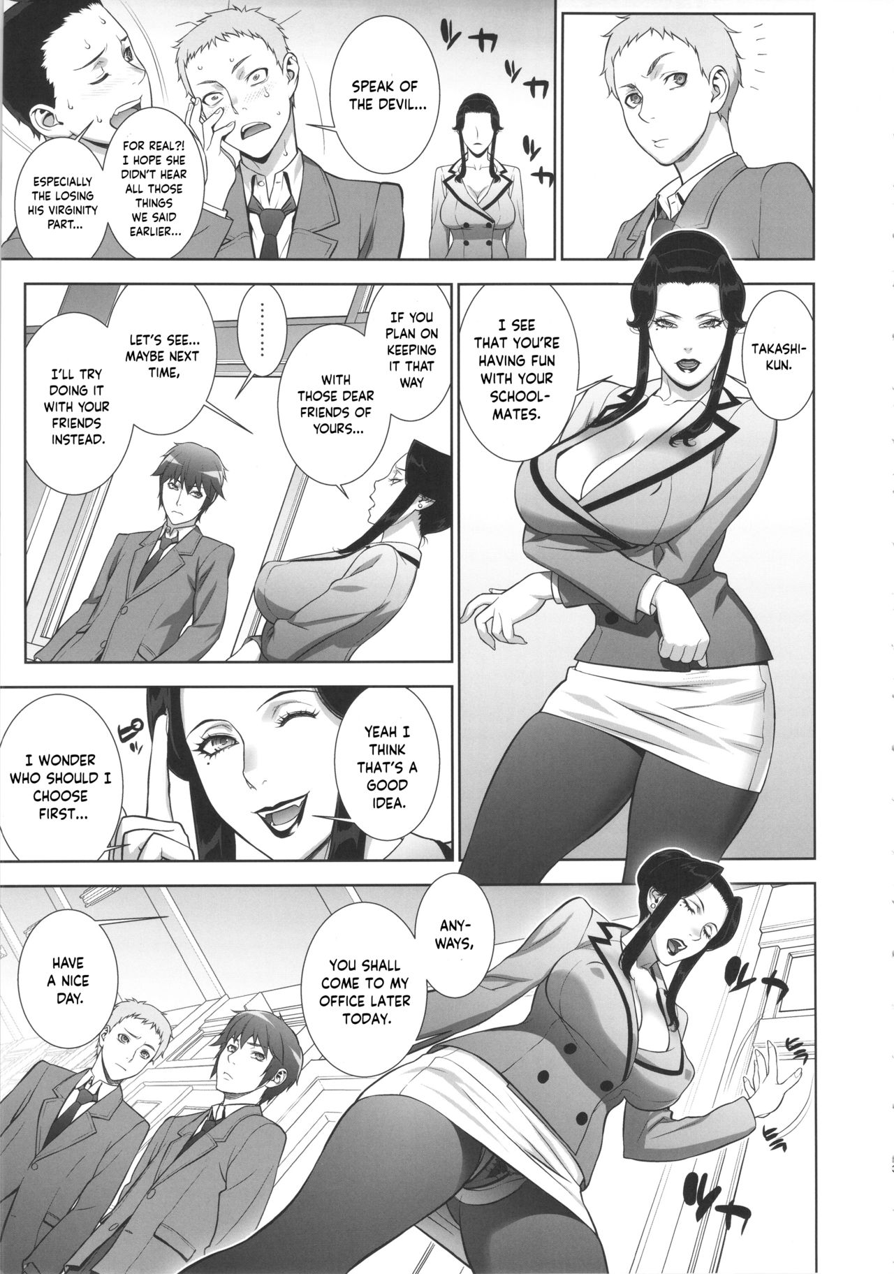 Etsuraku no Onna Rijichou page 12