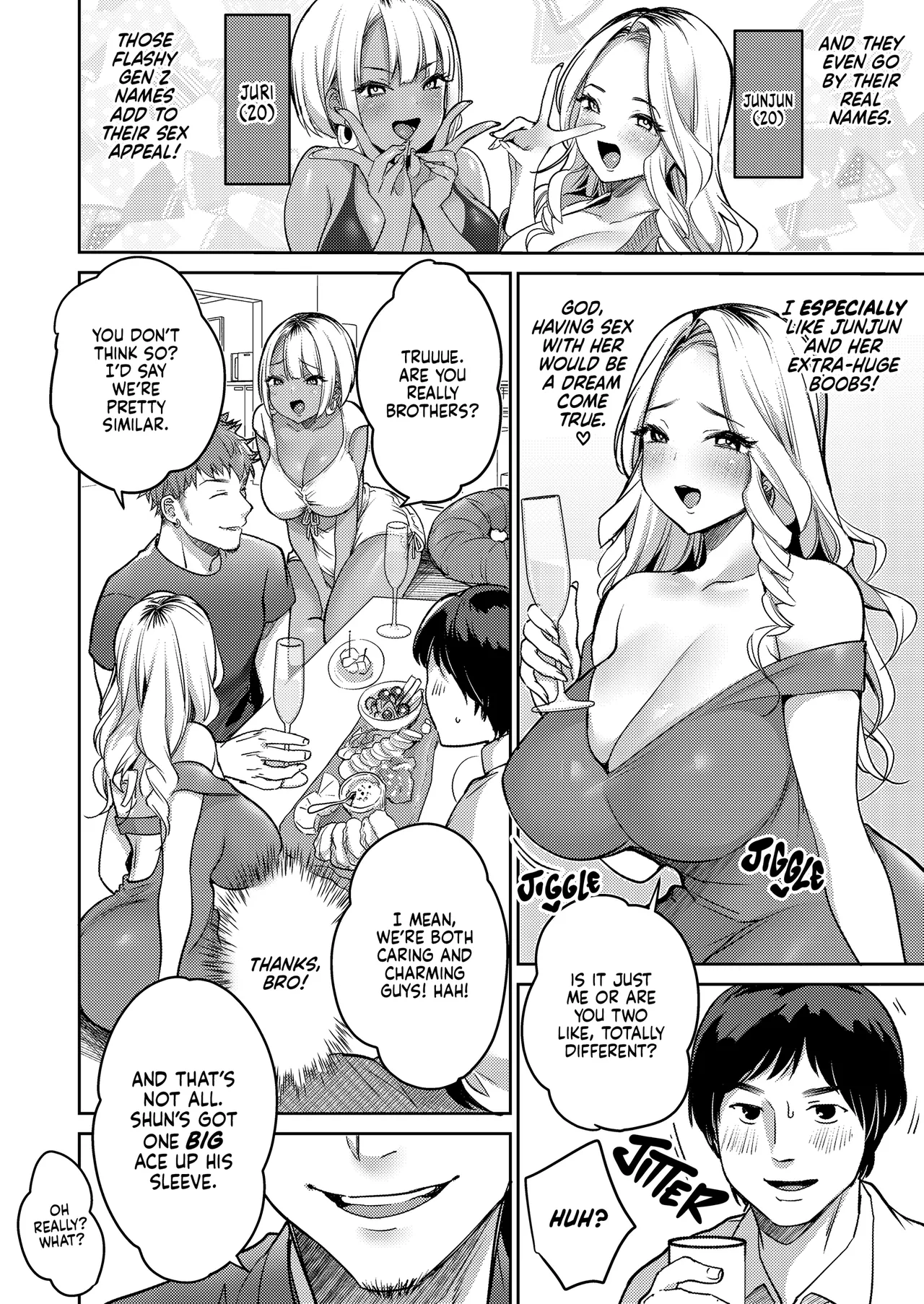 Even an Introvert Wants to Fuck a Gyaru! ~The Result of Trying My Best to Show Off My Huge Cock~ page 10