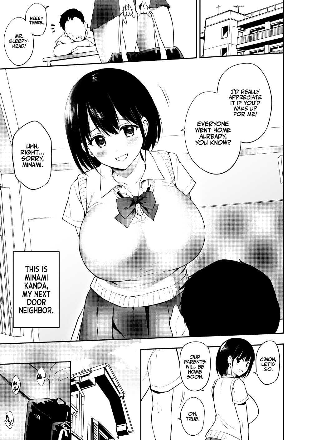 Everyday Life with a Busty Childhood Friend Who Gives Daily Titjobs page 2