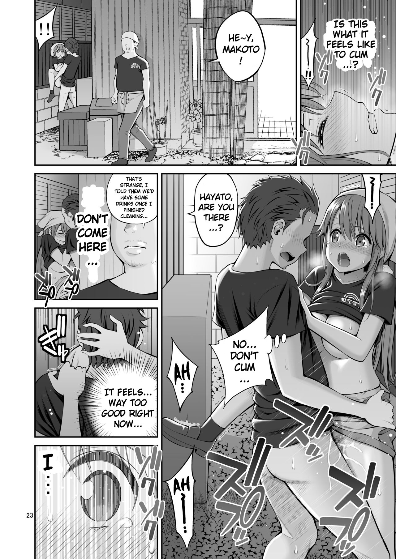 Ex-Delinquent Wife Cums Next to Her Husband for the First Time page 23