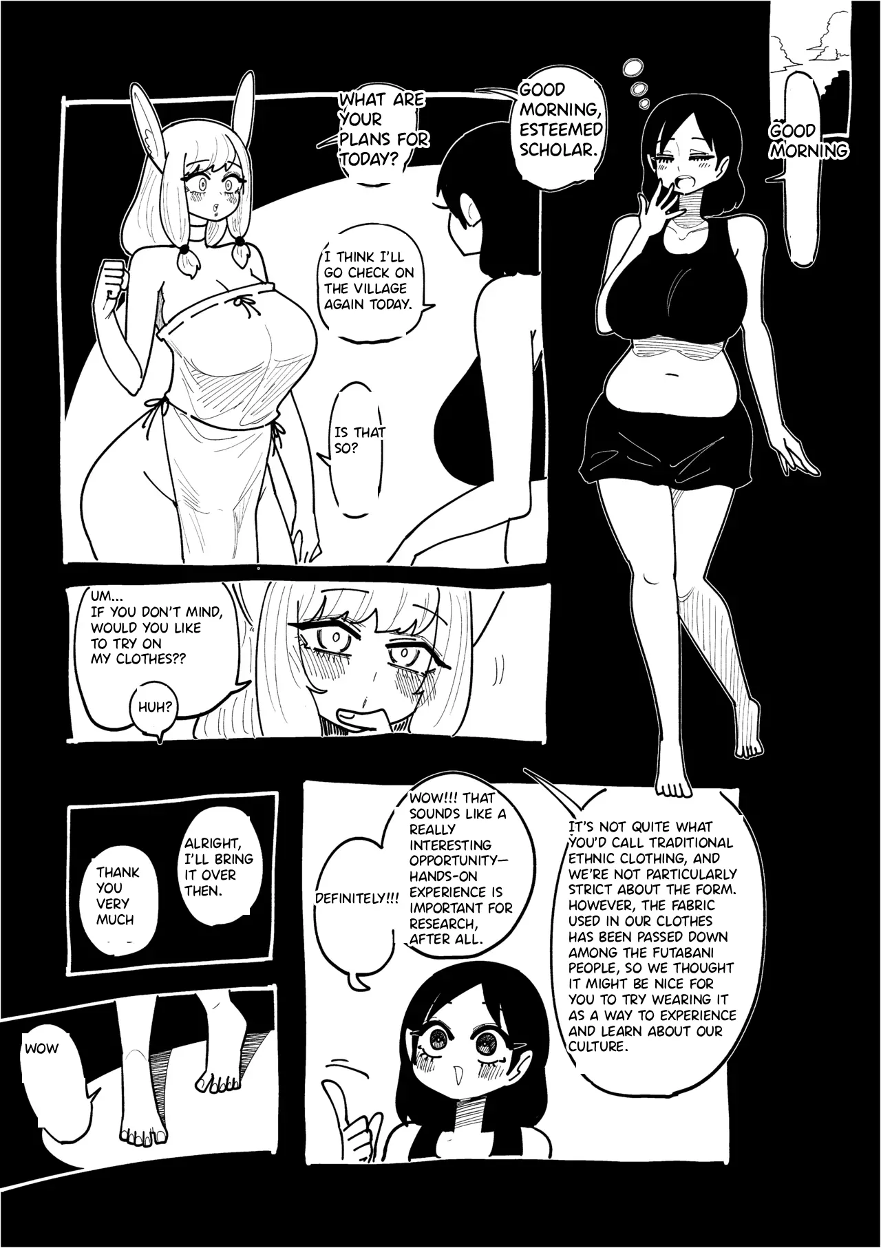 EXCHANGE BETWEEN THE FUTABANI TRIBE AND SCHOLARS page 27