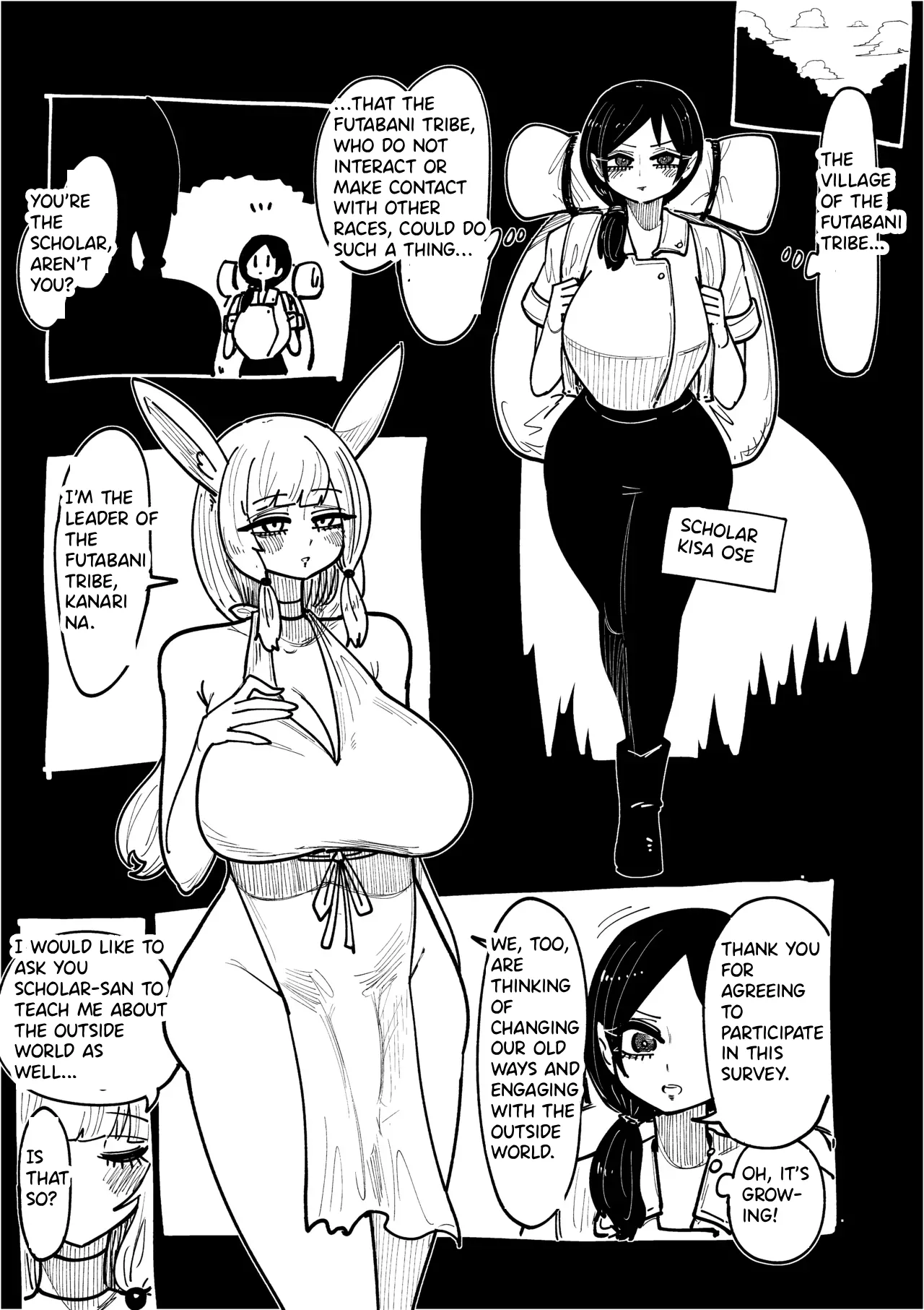 EXCHANGE BETWEEN THE FUTABANI TRIBE AND SCHOLARS page 3
