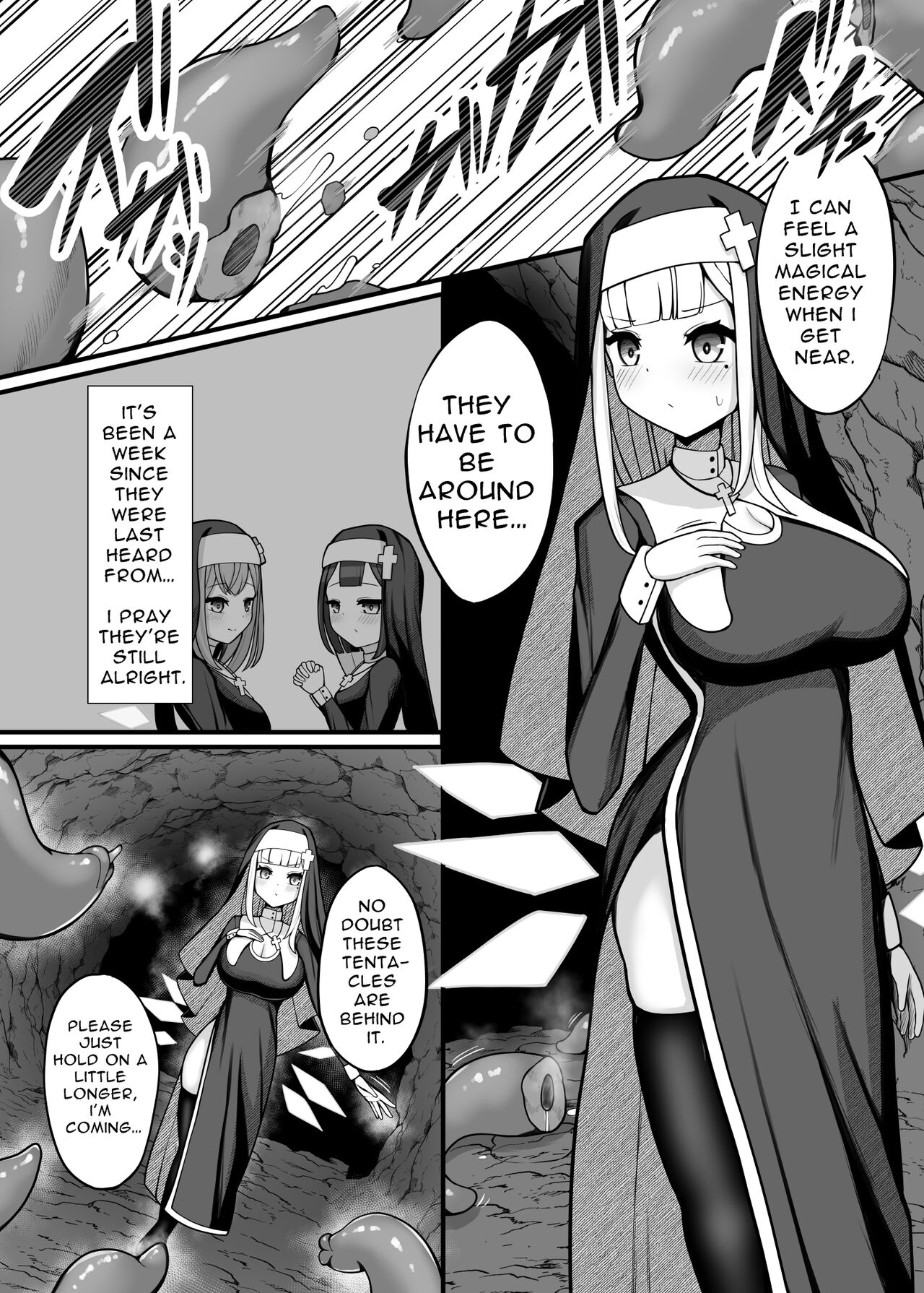 Exorcist Nun Tentacle Seedbed Book page 4