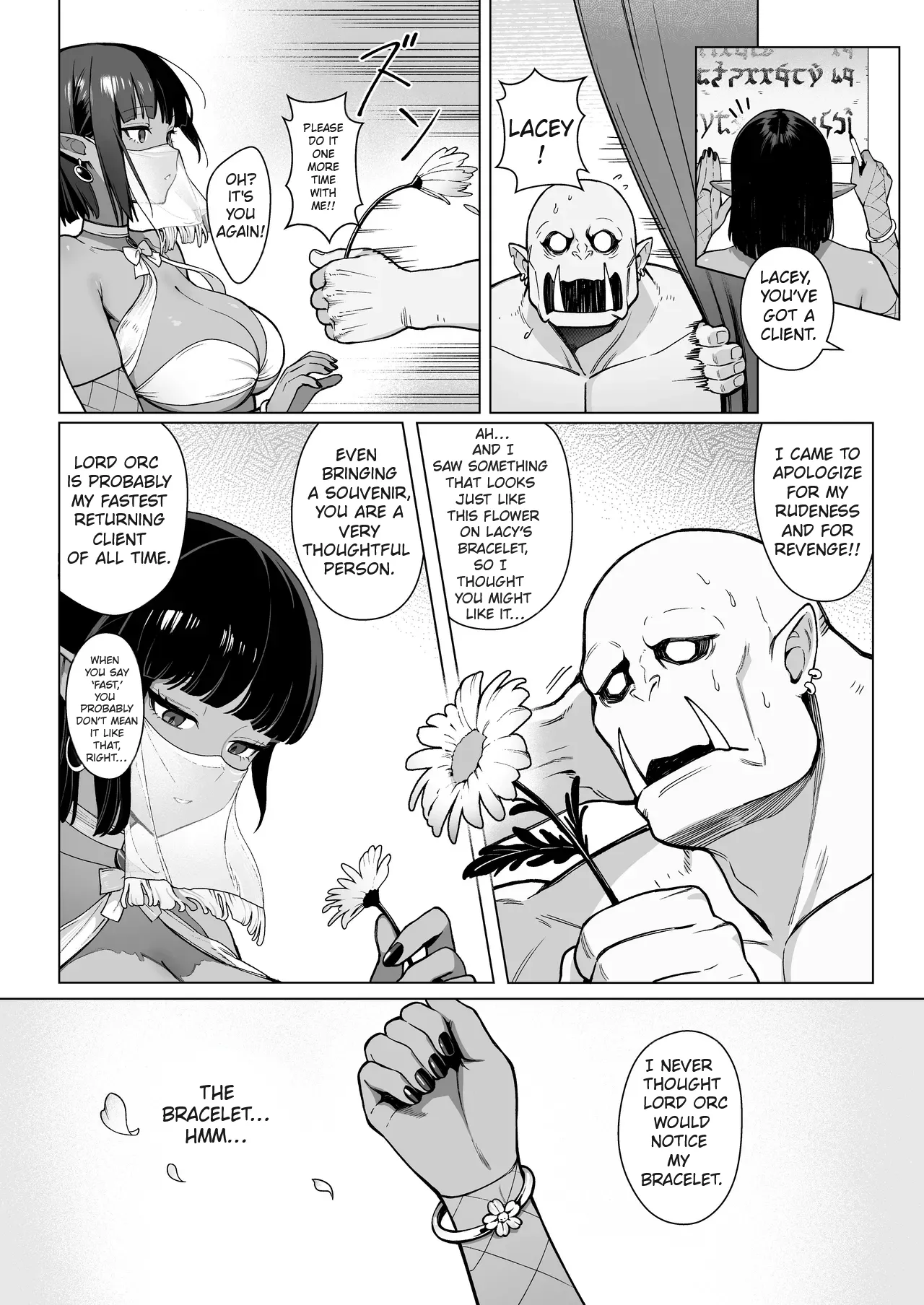 Fairy Brothel (Volume 1): The Virgin Orc Assigned To The Dark Skinned Elf page 26