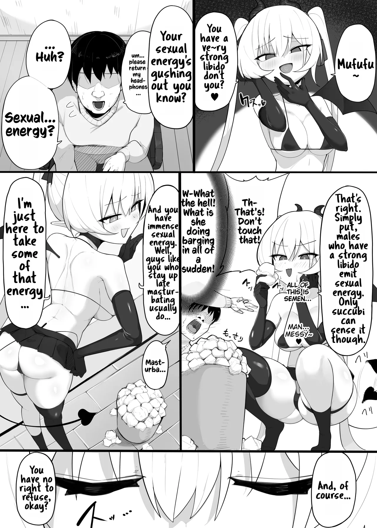 Fall prey to a succubus! 1+2+bonus page 6