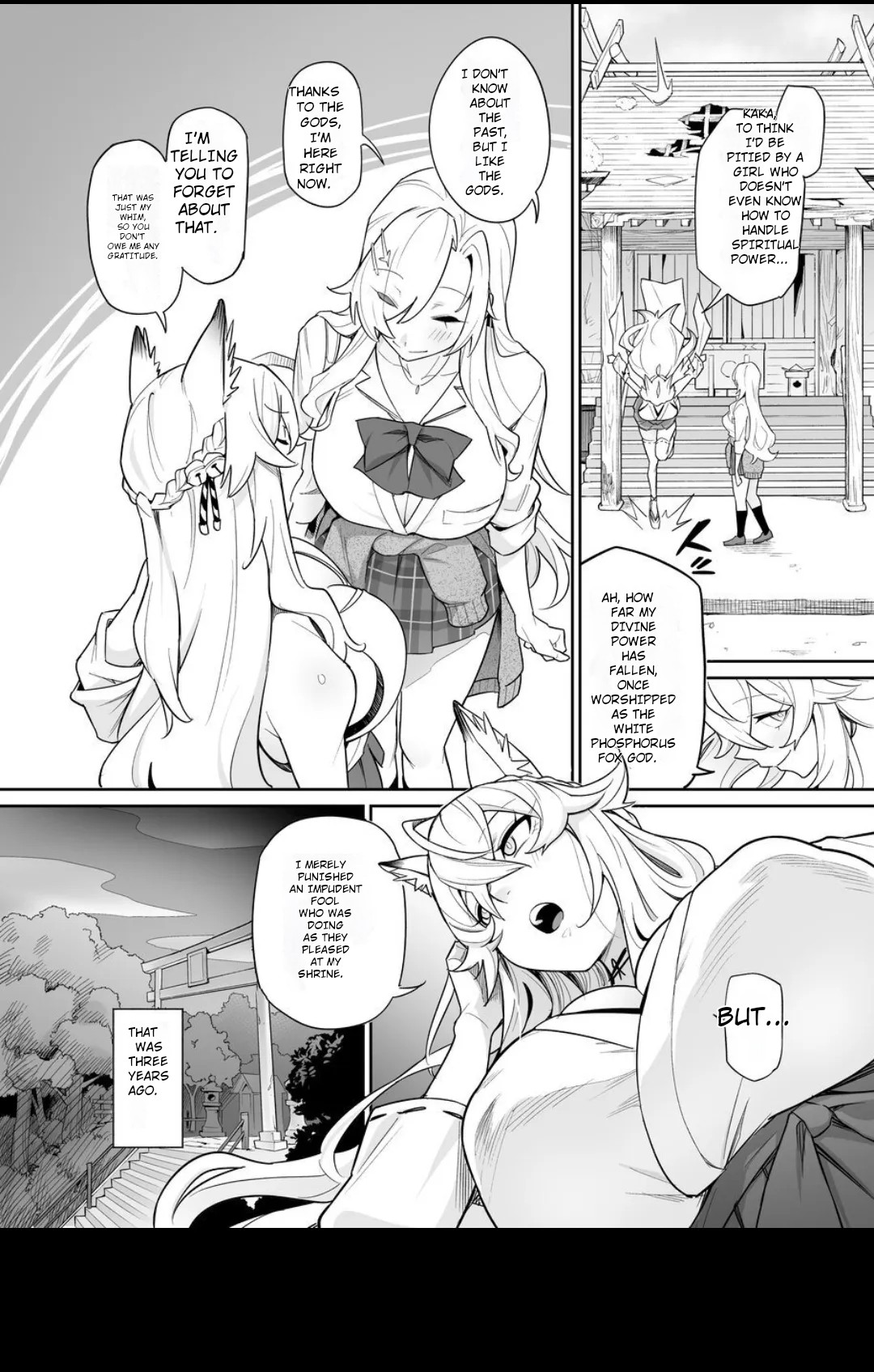 Fallen Deity ~Venomous Fangs That Infect and Devour the Fox Goddess and the JK~ page 3