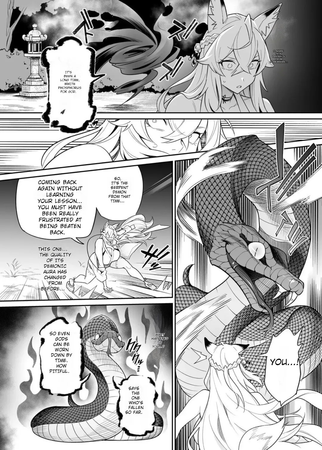 Fallen Deity ~Venomous Fangs That Infect and Devour the Fox Goddess and the JK~ page 33