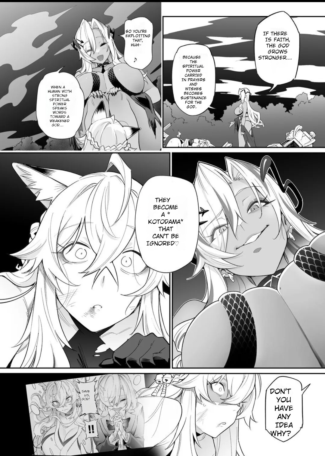 Fallen Deity ~Venomous Fangs That Infect and Devour the Fox Goddess and the JK~ page 39
