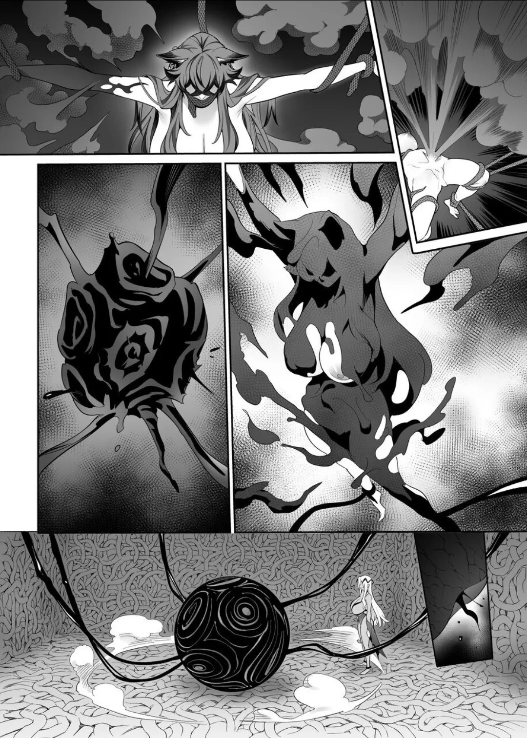 Fallen Deity ~Venomous Fangs That Infect and Devour the Fox Goddess and the JK~ page 71