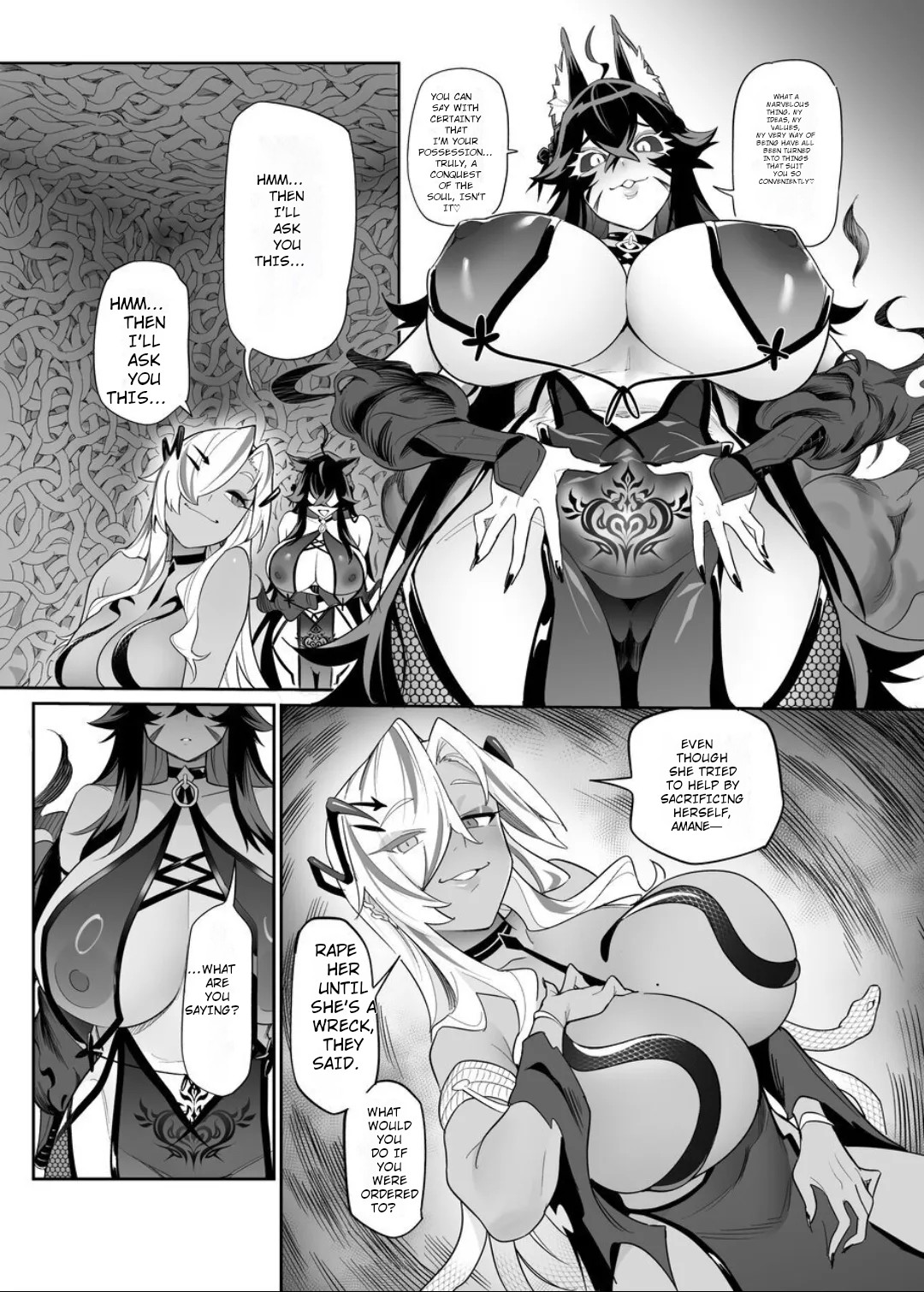 Fallen Deity ~Venomous Fangs That Infect and Devour the Fox Goddess and the JK~ page 74