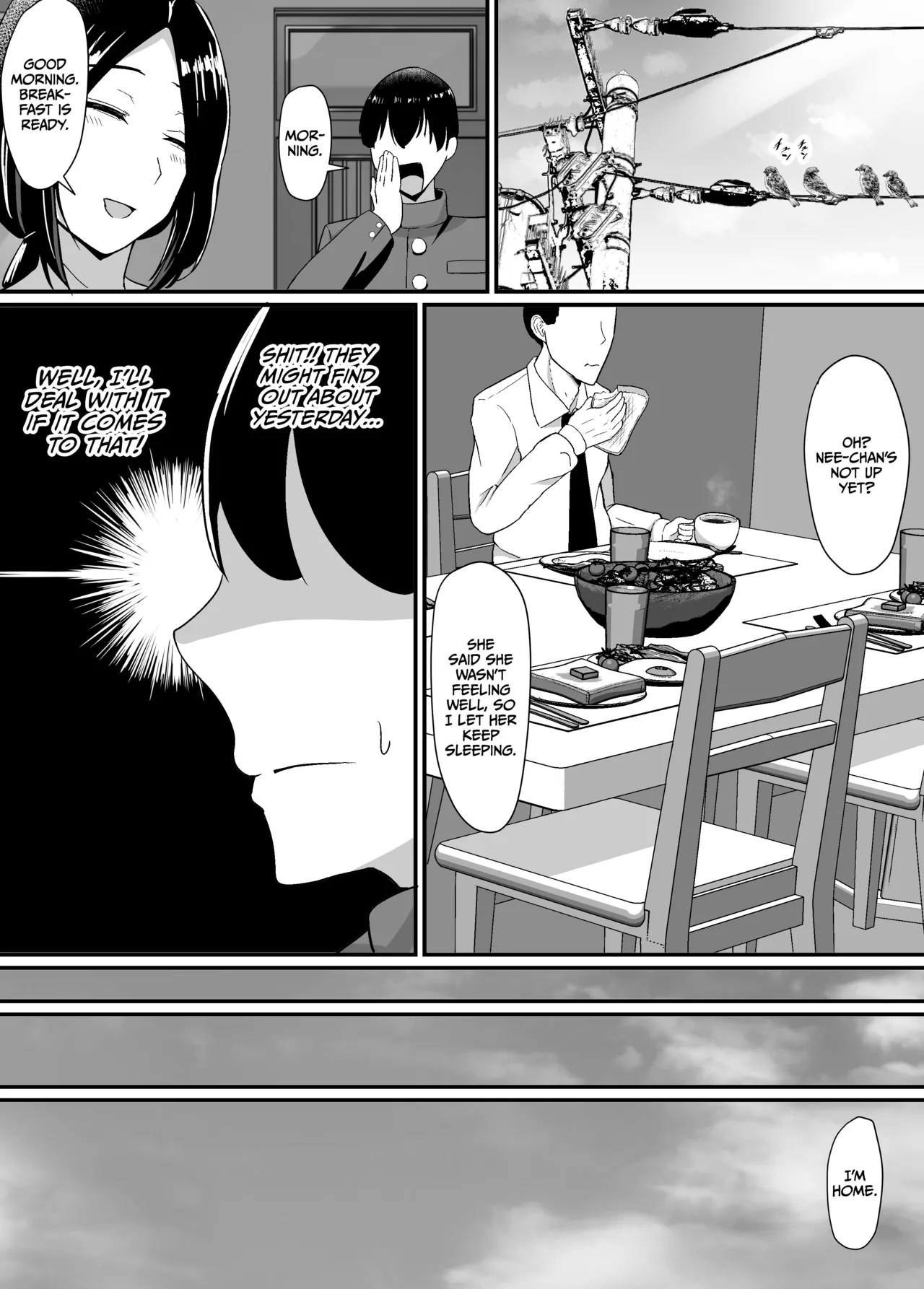 Falling with Mother and Sister page 21