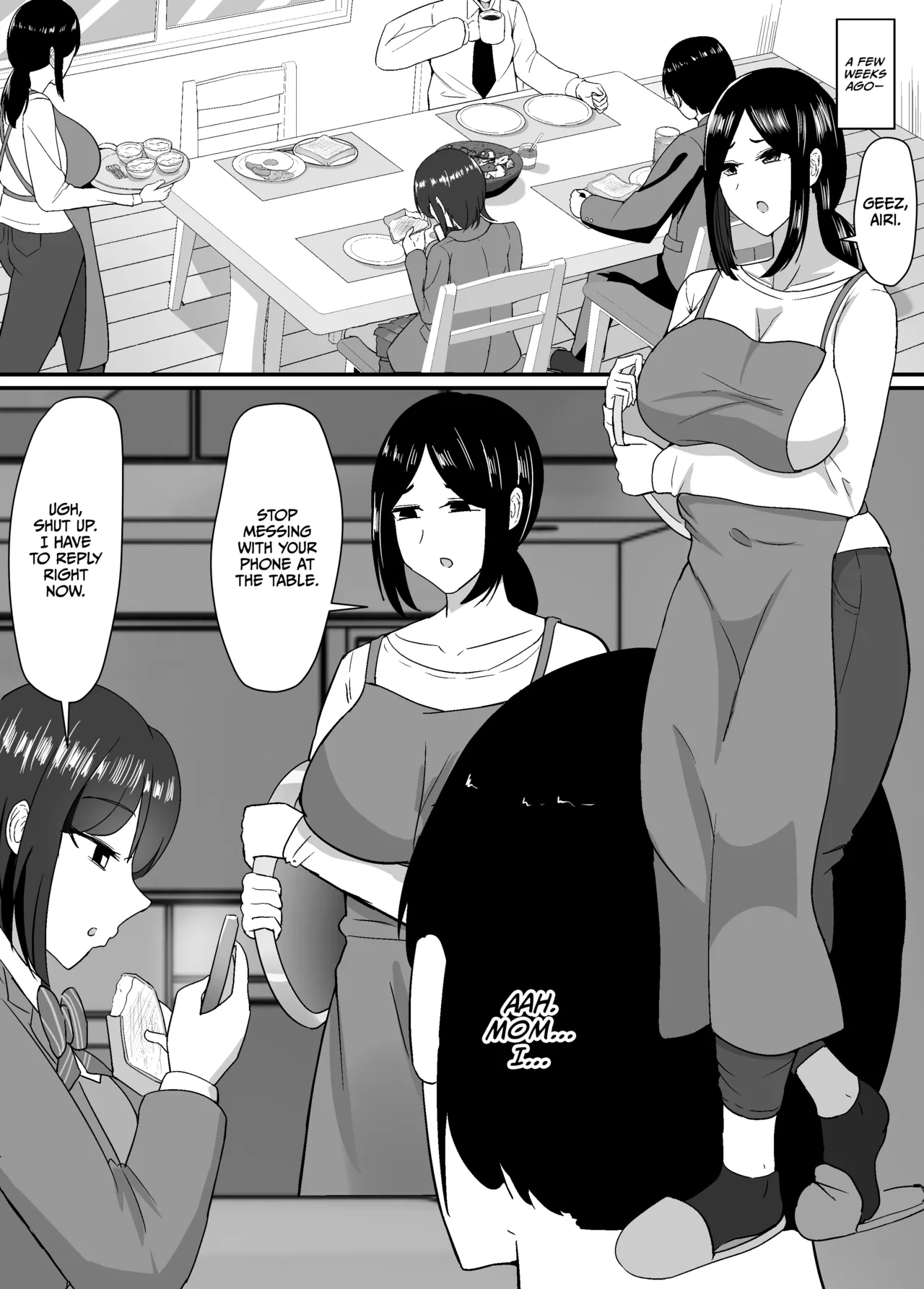 Falling with Mother and Sister page 3