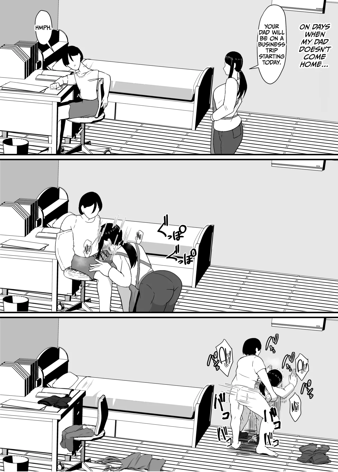 Falling with Mother and Sister page 49