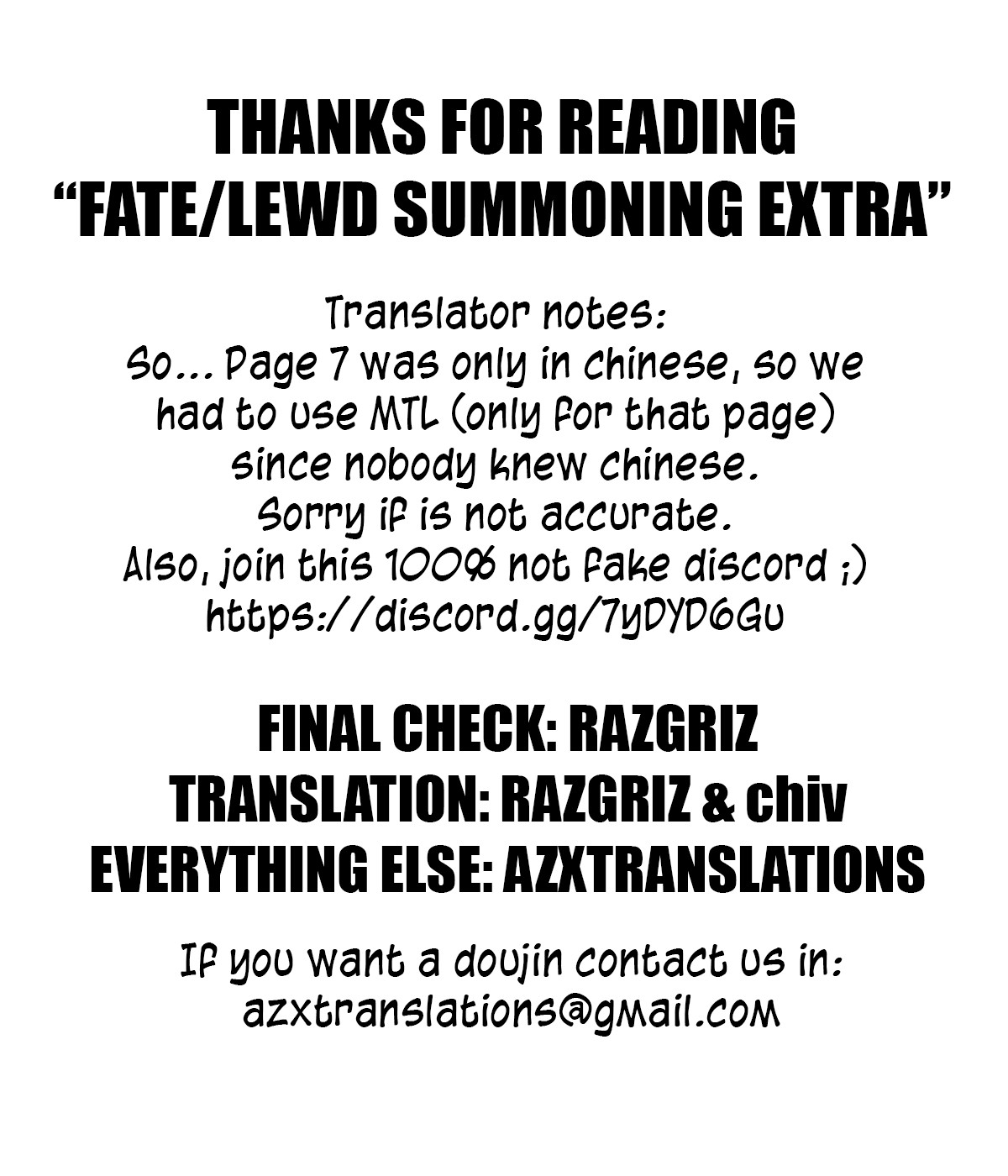 Fate/Lewd Summoning -Soushuuhen Extra- page 142