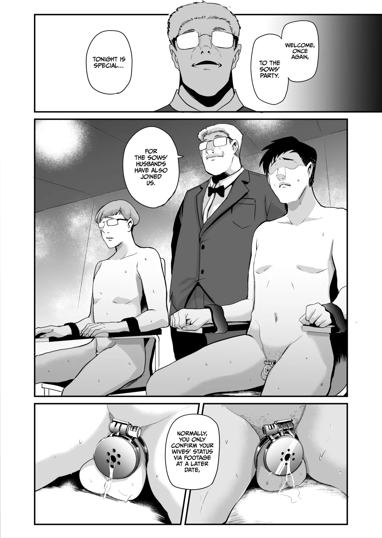 Fella Mask Fujin Kanketsu Hen ~Otto no Mae de Midareru Mask Dorei Zuma-tachi~ + After page 31