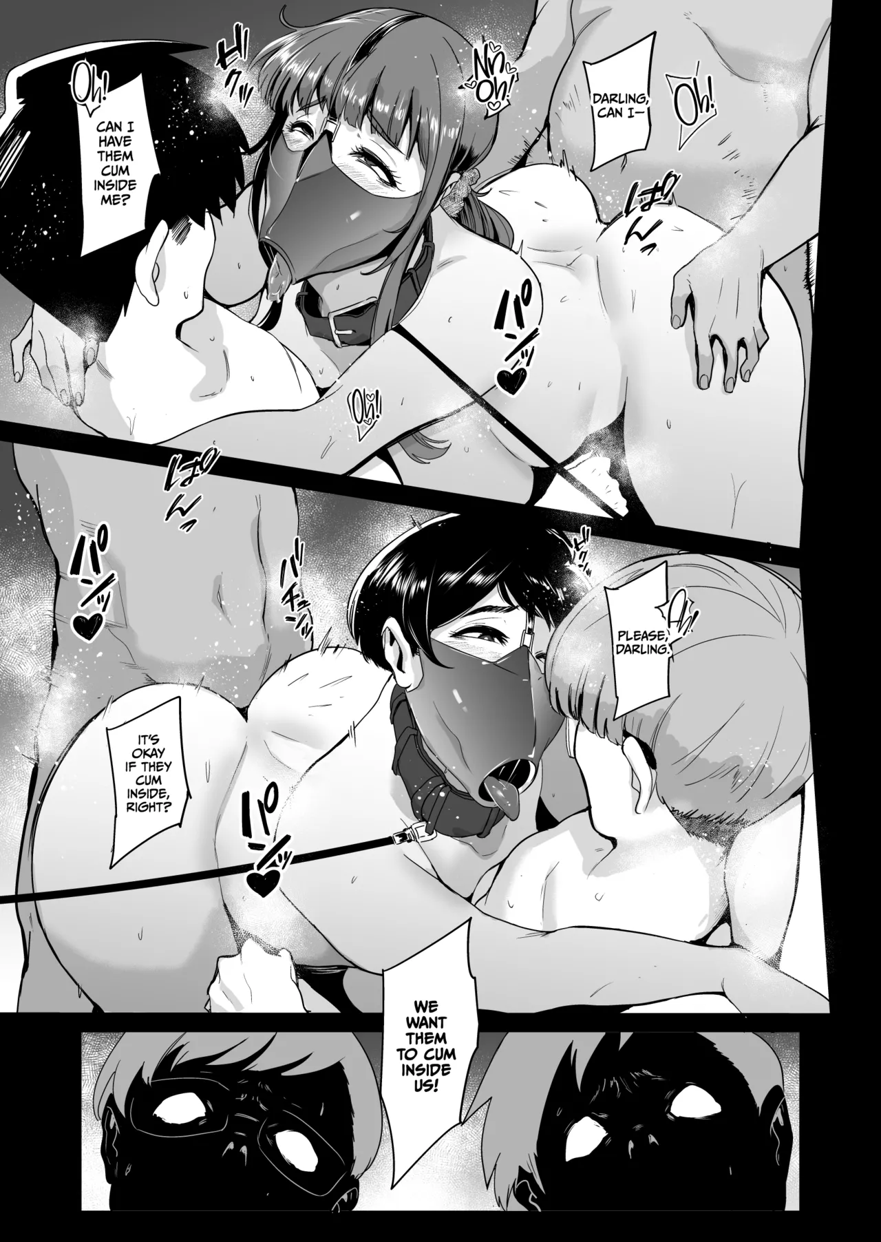 Fella Mask Fujin Kanketsu Hen ~Otto no Mae de Midareru Mask Dorei Zuma-tachi~ + After page 42