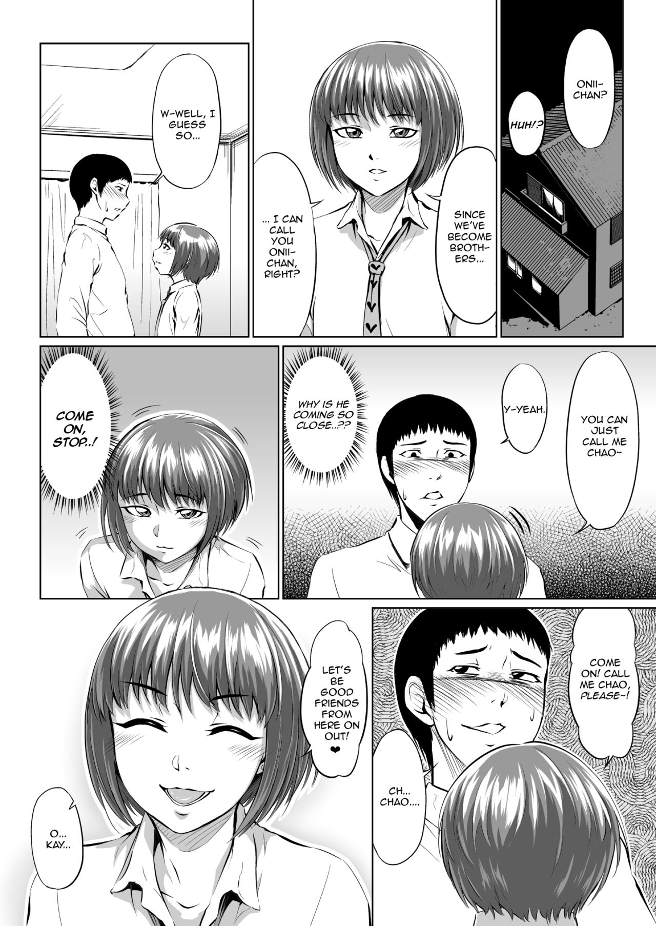 Fellatio Kouhai, Otouto ni naru page 4