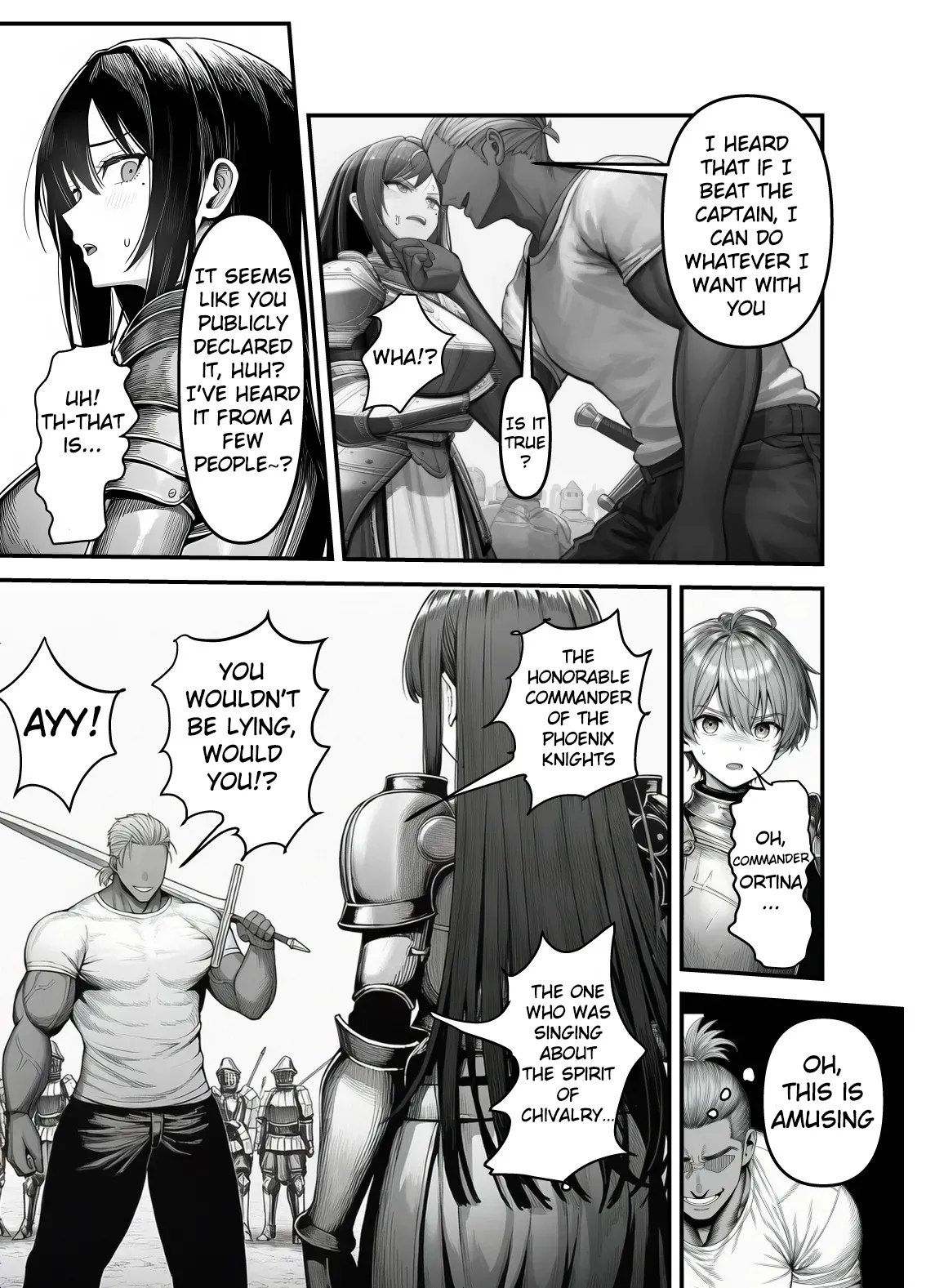 Female Knight Commander, Humiliated Fall NTR - The Day My Admired Commander Ortina Lost - Yoru Akubi Shōtai page 12