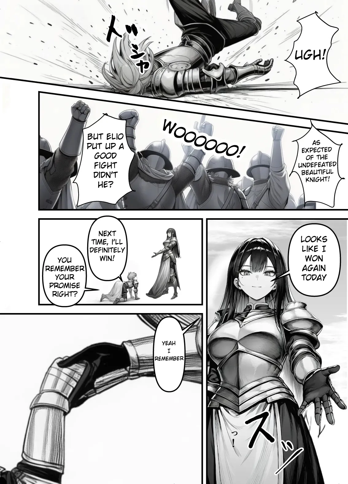Female Knight Commander, Humiliated Fall NTR - The Day My Admired Commander Ortina Lost - Yoru Akubi Shōtai page 3