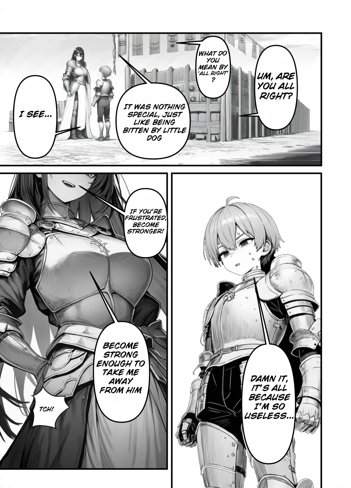 Female Knight Commander, Humiliated Fall NTR - The Day My Admired Commander Ortina Lost - Yoru Akubi Shōtai page 38