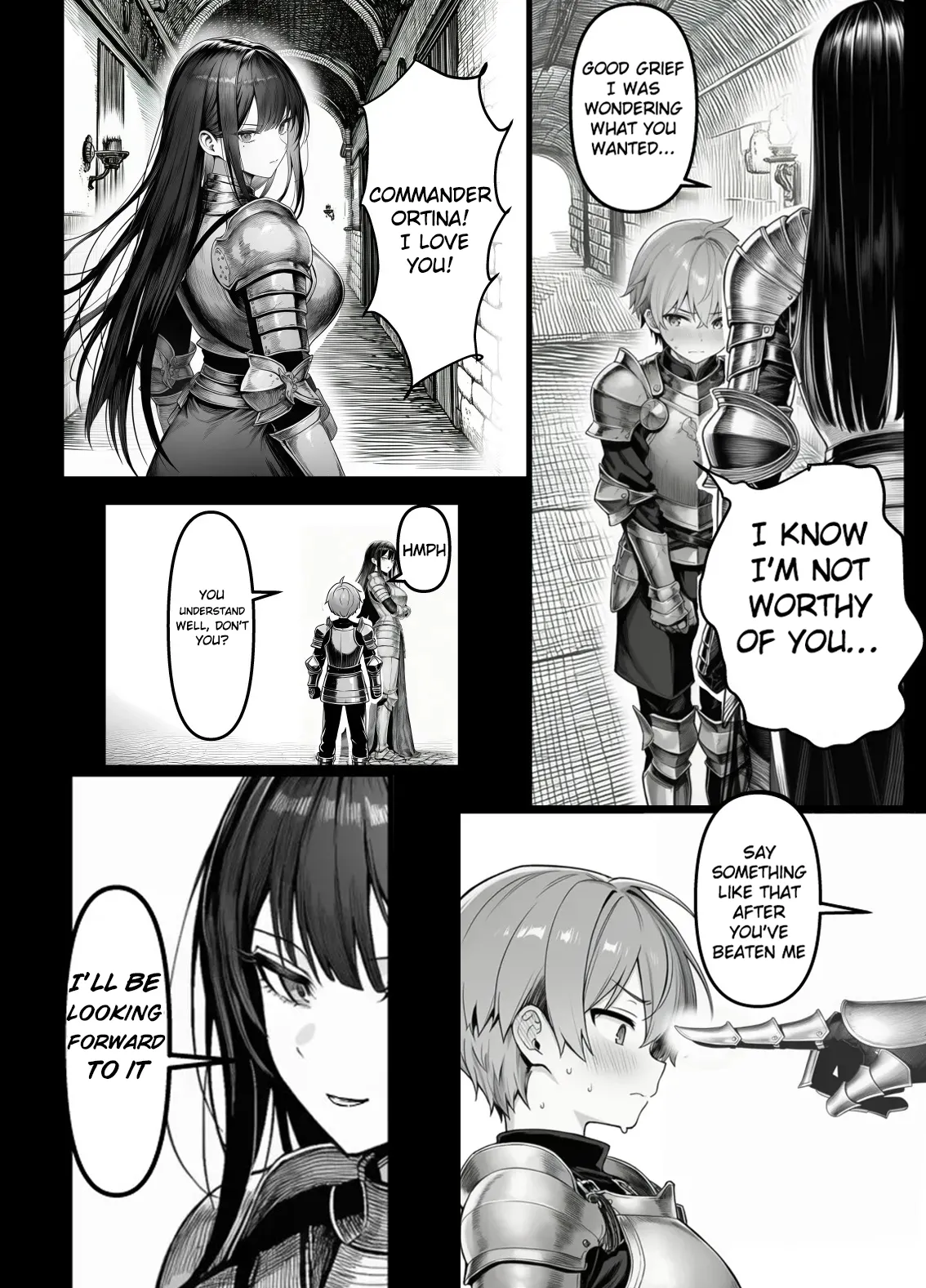 Female Knight Commander, Humiliated Fall NTR - The Day My Admired Commander Ortina Lost - Yoru Akubi Shōtai page 4