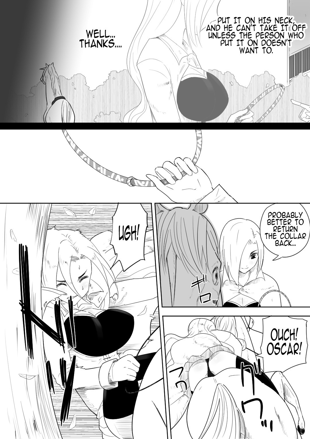 Female knight who fucked by her own steed page 14