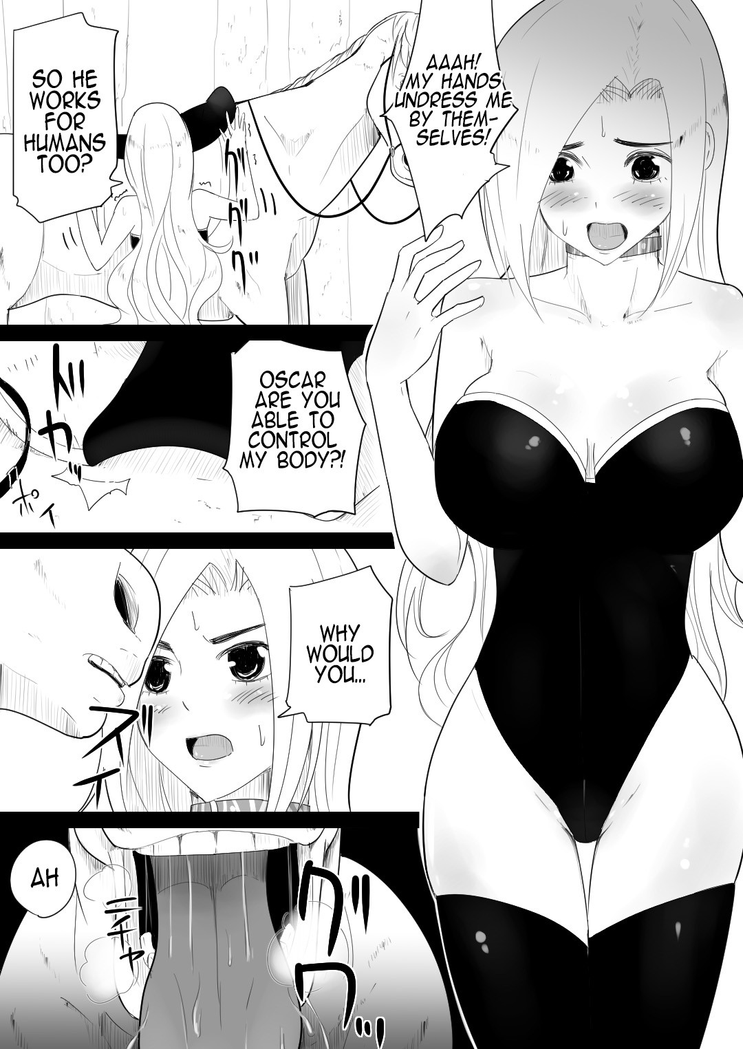 Female knight who fucked by her own steed page 18