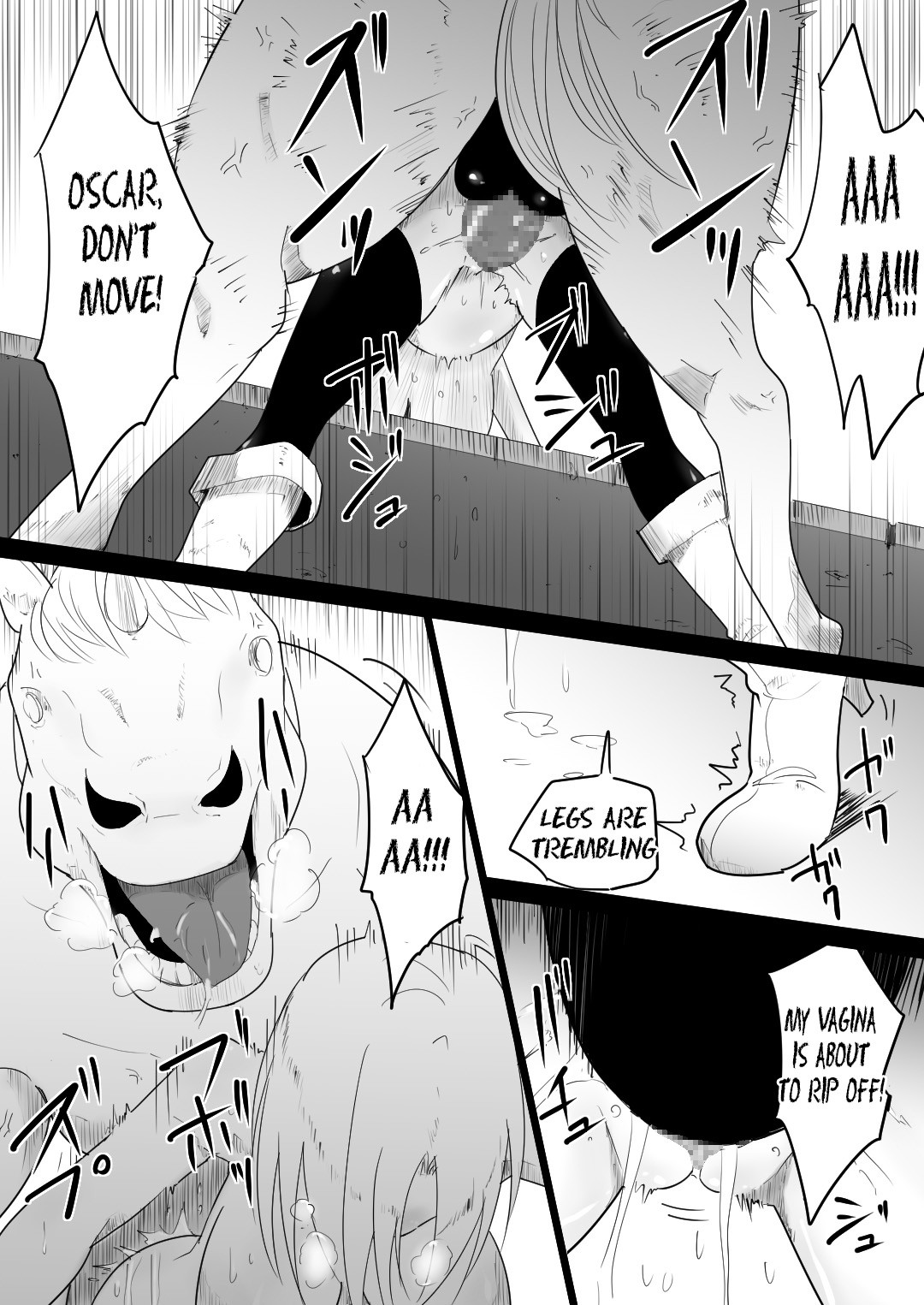 Female knight who fucked by her own steed page 31