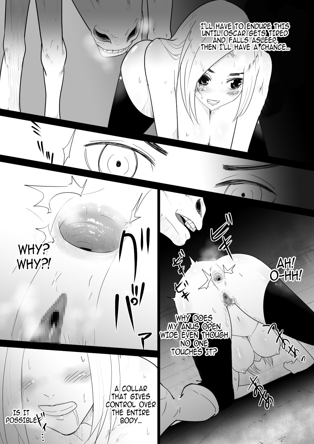 Female knight who fucked by her own steed page 37