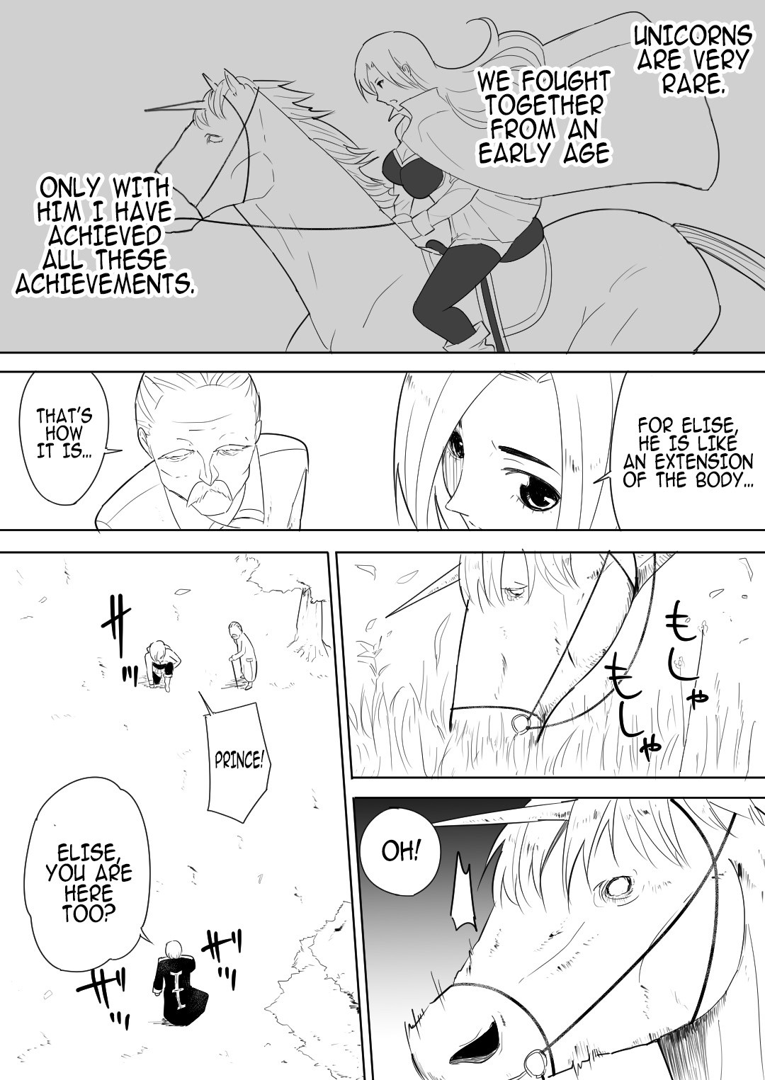 Female knight who fucked by her own steed page 9