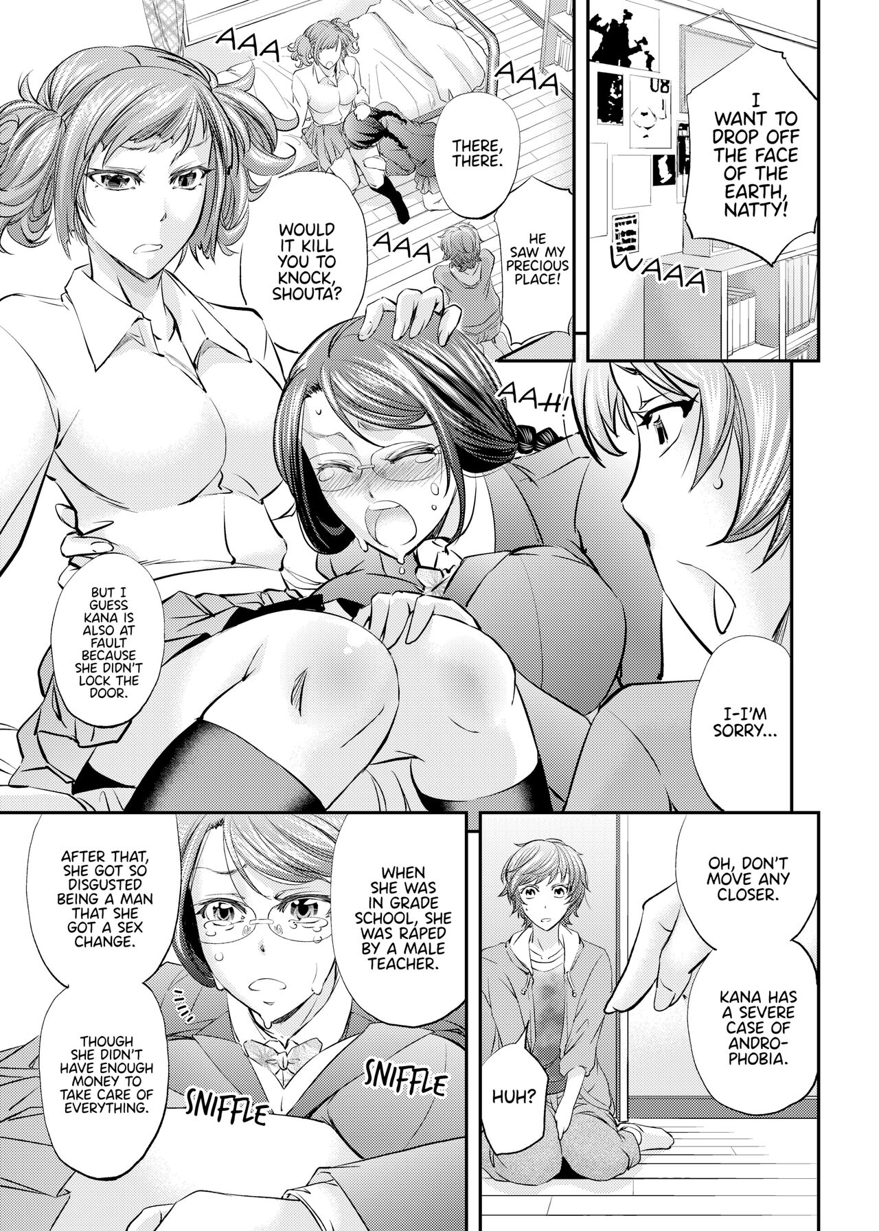 Feminized and Dominated by My Sister and Her Girlfriend page 4