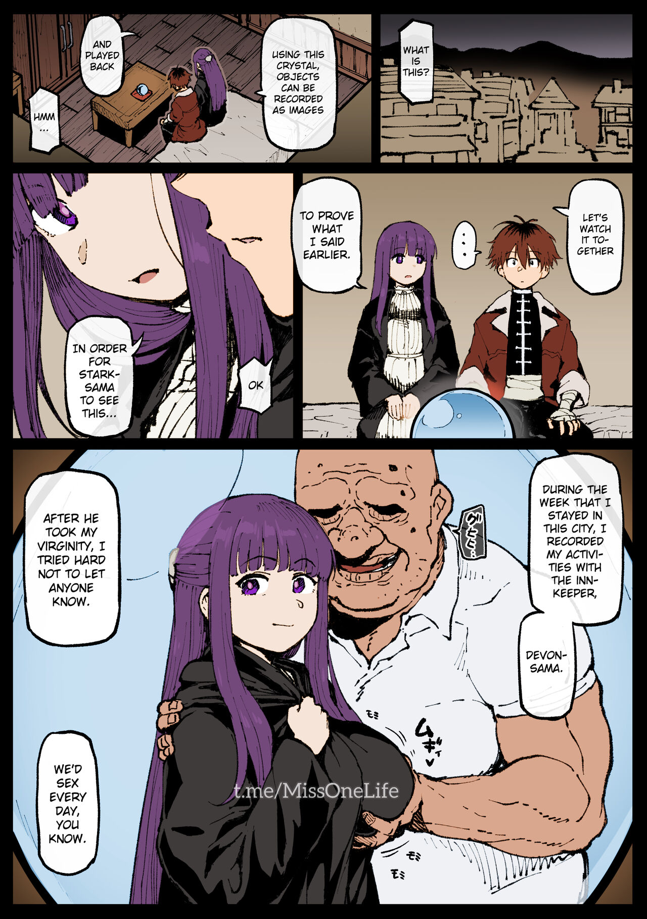 Fern-san did her best page 1