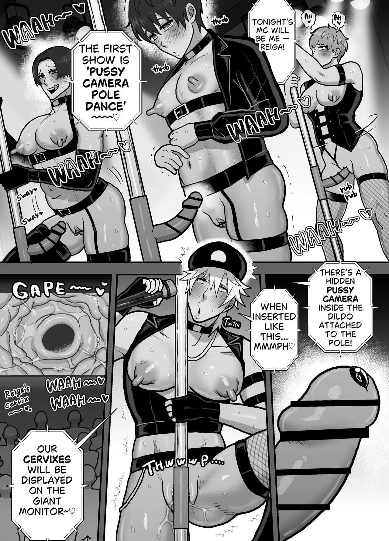 First Time at a Cuntboy Strip  Club page 23