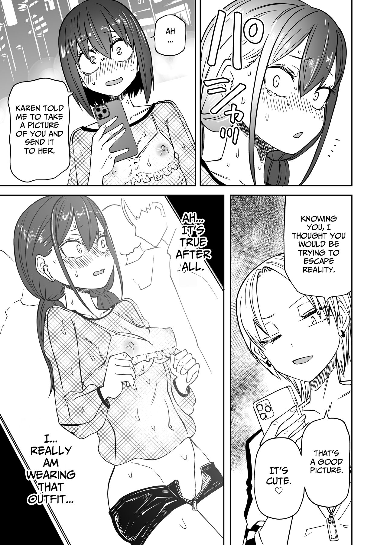 First Time Exhibitionism Play! Lesbian Sex Lovin' University Girls page 11