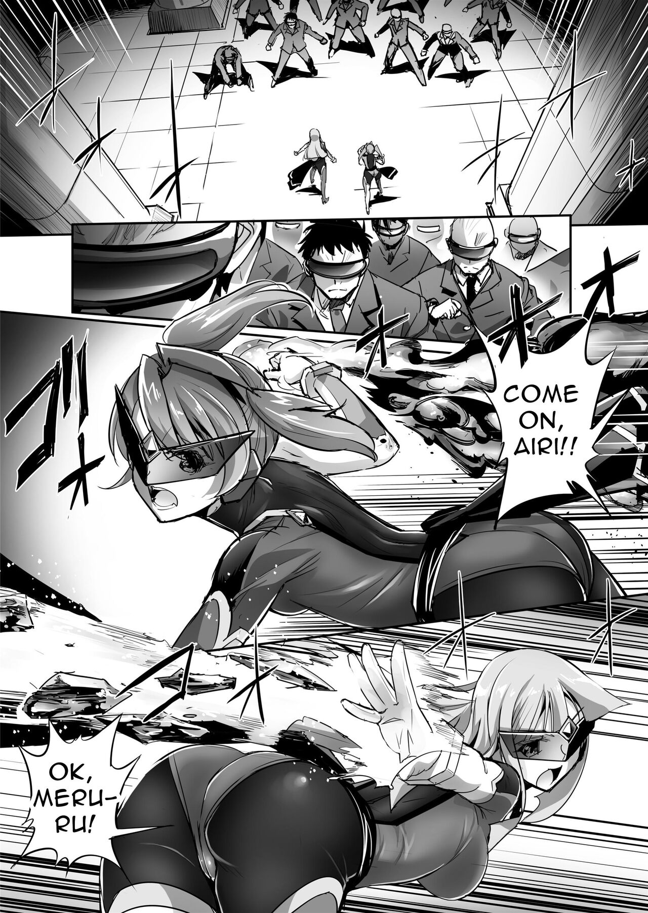 FlameFrost Duo TWIN CURELY ~Yuri Heroines Defeated By Dick~ Part 1+2 page 4