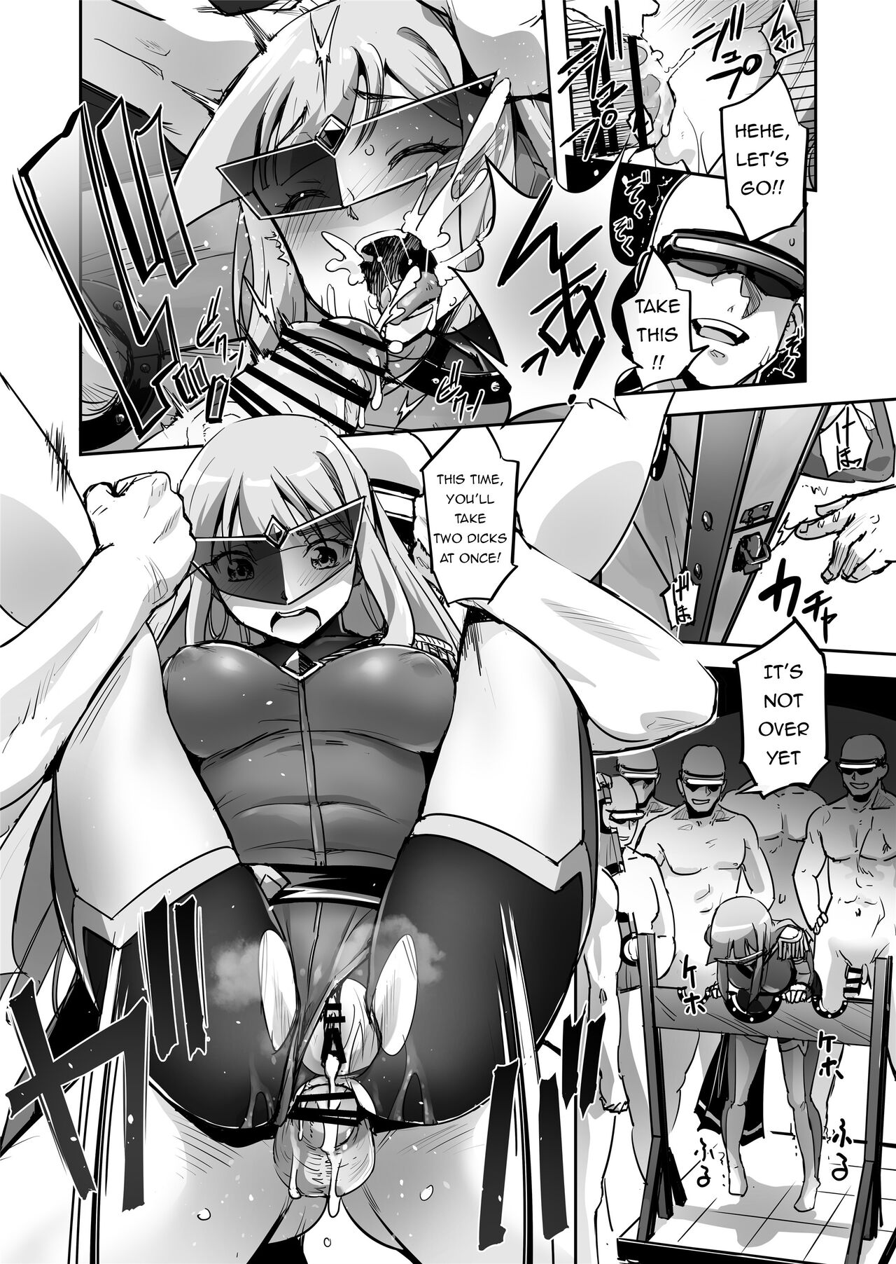 FlameFrost Duo TWIN CURELY ~Yuri Heroines Defeated By Dick~ Part 1+2 page 42
