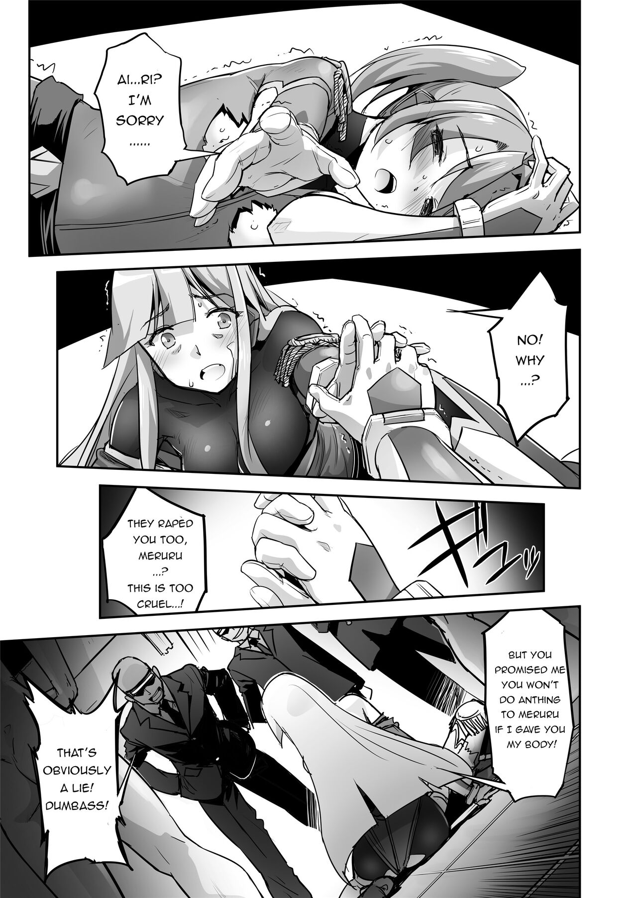 FlameFrost Duo TWIN CURELY ~Yuri Heroines Defeated By Dick~ Part 1+2 page 47