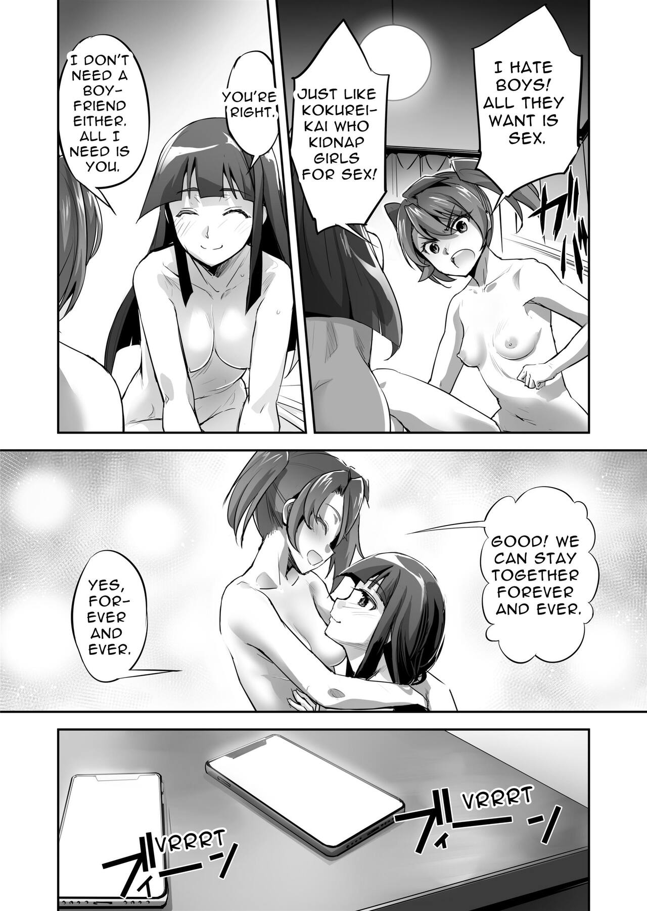 FlameFrost Duo TWIN CURELY ~Yuri Heroines Defeated By Dick~ Part 1+2 page 9