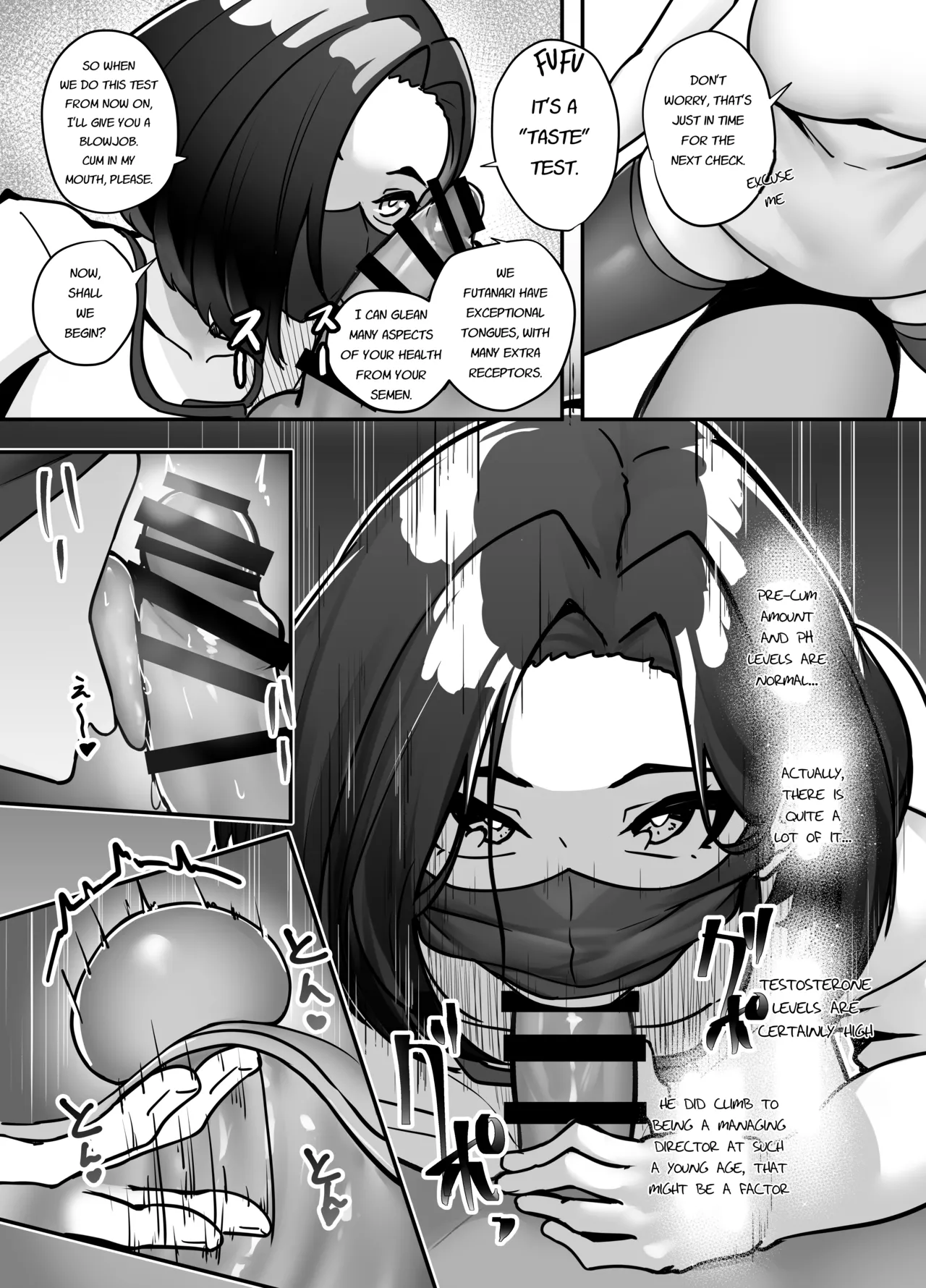 Flirty Lovey Futanari Reverse Anal Sex Salon page 6
