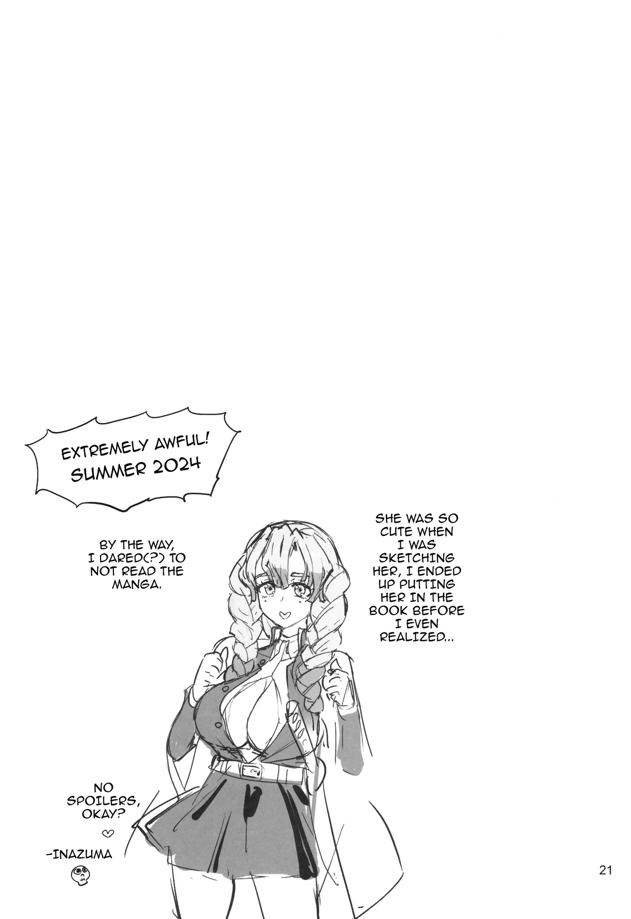 For the Sake of Defeating Kibutsuji Muzan page 21